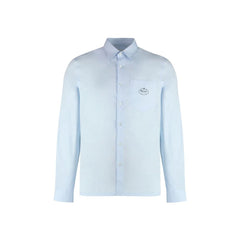 Men's Blue Cotton Dress Shirt