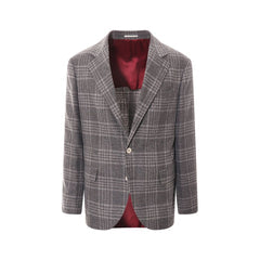 Men's Gray Cashmere Blazer Clothing
