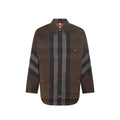 Women's Brown Cotton Parka Clothing