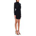Black Viscose Casual Dress