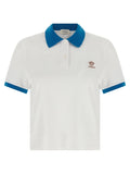 Versace Logo-Embroidered Cotton Piquet Polo Shirt — White