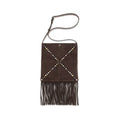 Men's Brown Calf Leather Bos Taurus Shoulder Bag