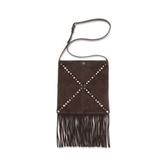 Men's Brown Calf Leather Bos Taurus Shoulder Bag