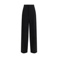 Women's Black Cotton Pantsuit Clothing
