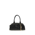Women's Bowling Handbag Shoulder Black Calf Leather Bos