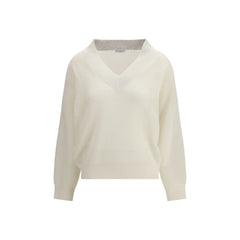 Women's Beige Cashmere Sweater Clothing