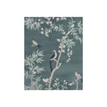 Chinoiserie Birds and Floral Scene - Dark Fine Art Poster