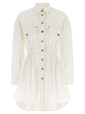 Versace Medusa Shirt Dress — White