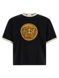 Versace Medusa Coin Logo-Print T-Shirt — Black