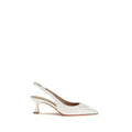 Women's Taylor Slingback Heel White Calf Leather Bos