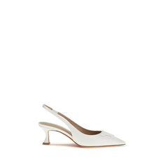 Women's Taylor Slingback Heel White Calf Leather Bos
