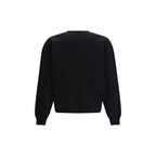 Black Cotton Sweatshirt