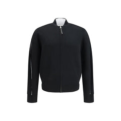 Men's Black Wool Cardigan Clothing