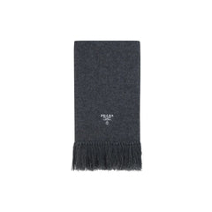 Men's Gray Cashmere Scarf