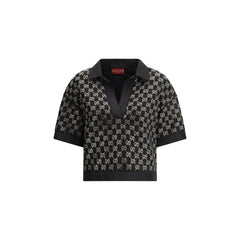 Women's Black Viscose Shirt