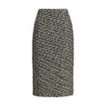 Women's Multicolor Polyamide Midi Skirt