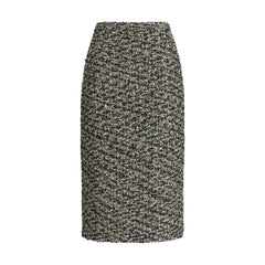 Women's Multicolor Polyamide Midi Skirt