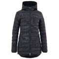 Women's Black Nylon Coat Clothing