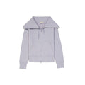 Women's Purple Cotton Cardigan Clothing