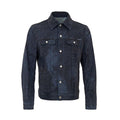 Men's Gray Cotton Denim Jacket Clothing