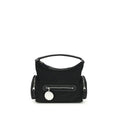 Women's Black Other Fibres Shoulder Bag