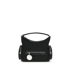 Women's Black Other Fibres Shoulder Bag