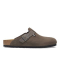 Birkenstock Boston BS Suede "Concrete Gray"