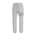 Men's White Cotton Joggers (workout Pants)