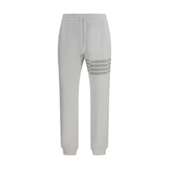 Men's White Cotton Joggers (workout Pants)