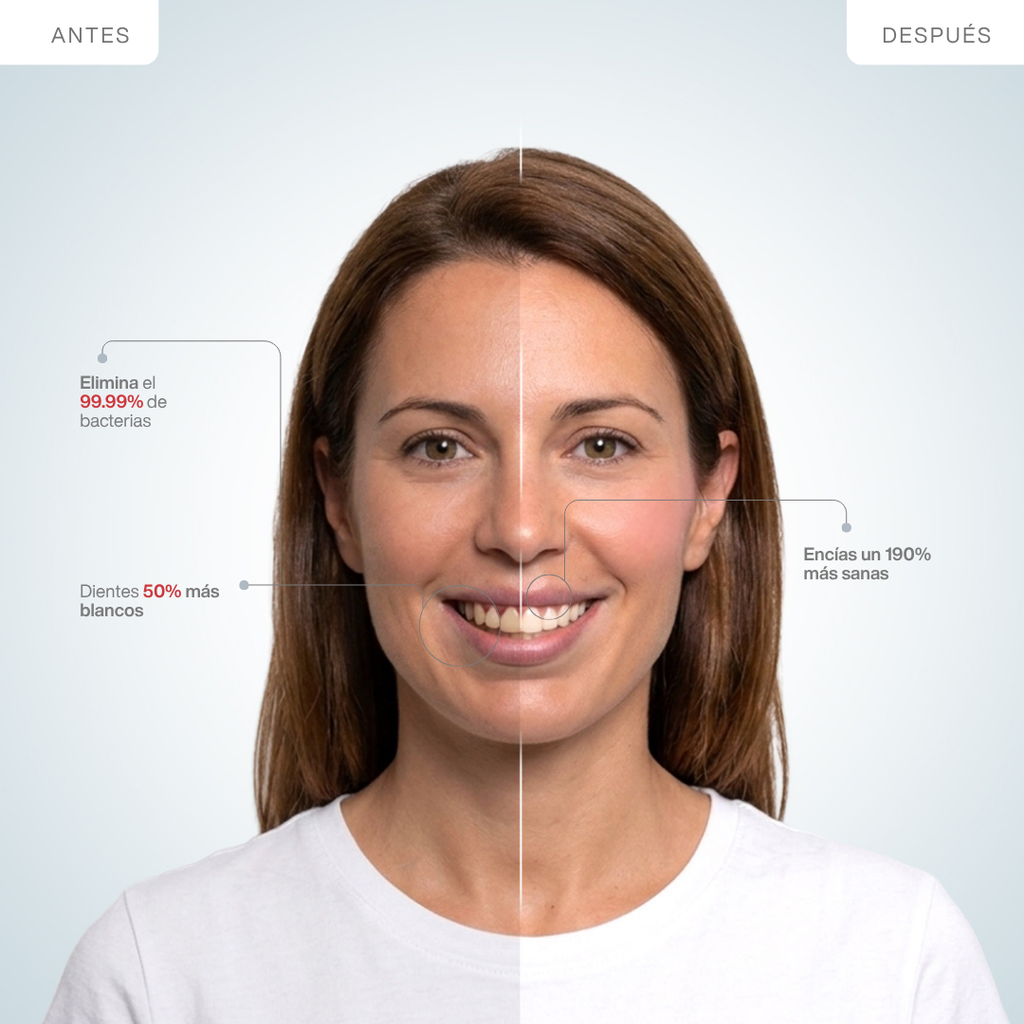 Cepillo de Dientes Eléctrico LED 2 en 1