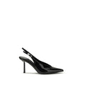 Women's Clivage Slingback Pump Black Calf Leather Bos