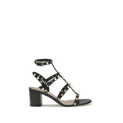 Women's Black Calf Leather Bos Taurus Platform Sandals