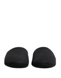 Men's Black Wool Cashmere Red Quilted Slippers Shoes