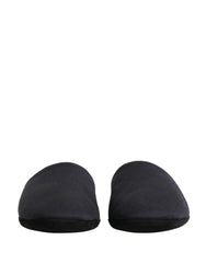 Men's Wool-Cotton Chevron Slipper Navy