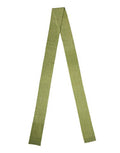 Green Cashmere Knitted Neck Foulard 280cm X11cm Men Scarf Silk