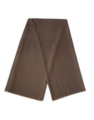 Brown Polyester Neck Warmer Shawl 185cm X 165cm Men Scarf