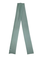 Women's Teal Silk Sash Wrap Foulard Stole 292cm X 19cm Scarf