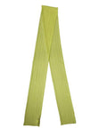Women's Yellow Green Silk Sash Foulard Stole 292cm X 19cm Scarf