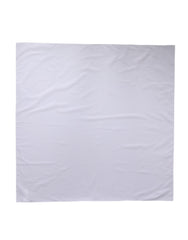 Women's White Cotton Wrap Square Shawl Stole 91cm X 90cm Scarf