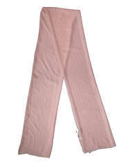 Women's Light Pink Silk Neck Wrap Shawl Stole 272cm X 120cm Scarf