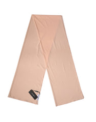 Peach Silk Neck Wrap Shawl Women Stole 200cm X 64cm Scarf Pink Elastane