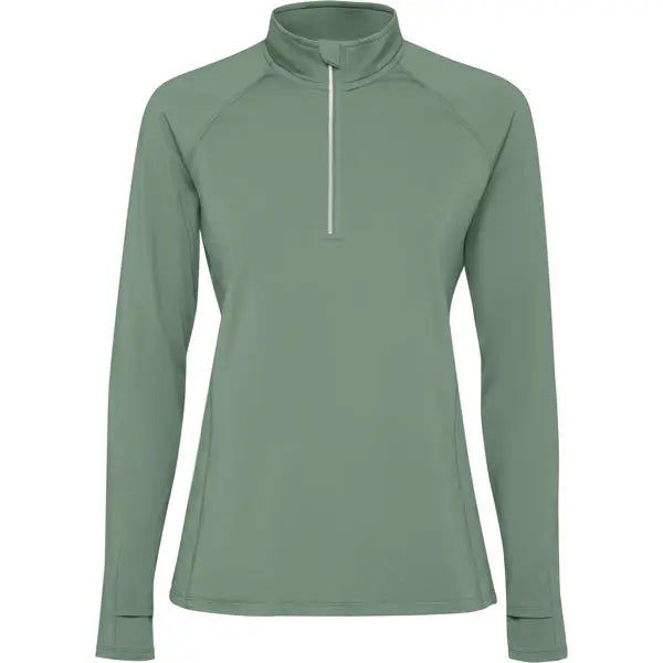 Sudadera técnica entallada de manga larga ranglán para mujer Vetonek