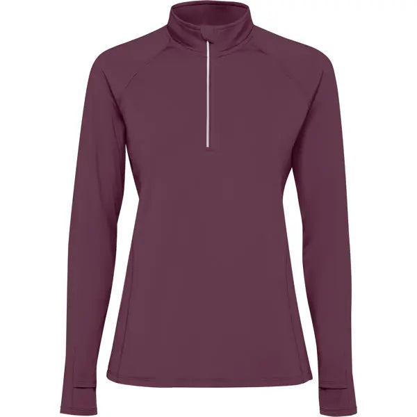 Sudadera técnica entallada de manga larga ranglán para mujer Vetonek