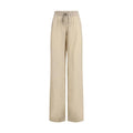 Women's Beige Copper Casual Pants