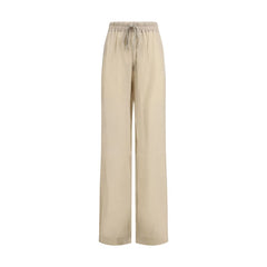 Women's Beige Copper Casual Pants