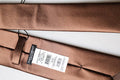 Brown Satin Silk Wide Adjustable Men Necktie Tie