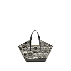 Women's Black Polyamide Shoulder Bag