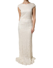 Women's Lace Viscose Sheath Dress White Nylon