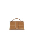 Women's Structured Calf Leather Top Handle Bag Brown Bos