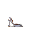 Women's Begum Heel Purple Upper Silk Sole